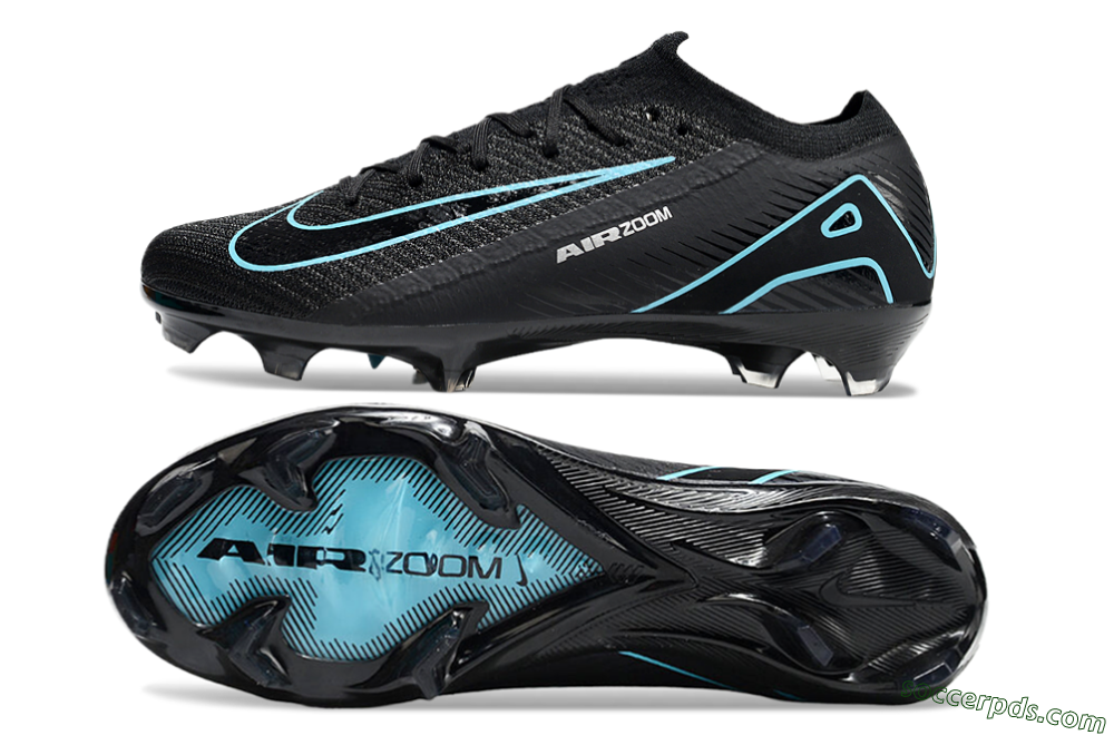 Nike Air Zoom Mercurial Vapor 16 Elite FG Low-Tops Football Boots - Black/Jade/White 0