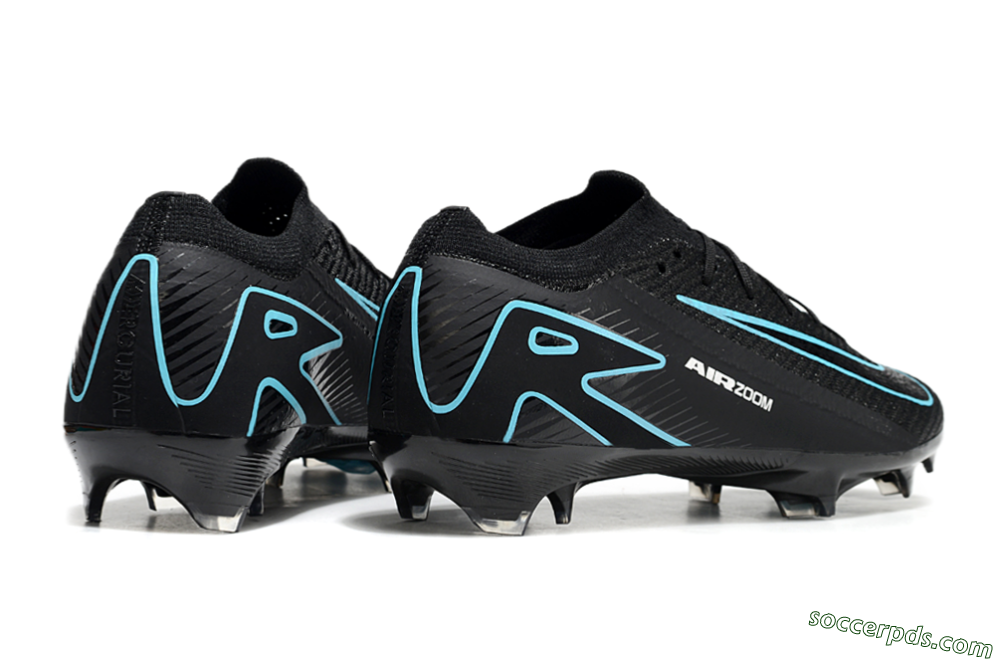 Nike Air Zoom Mercurial Vapor 16 Elite FG Low-Tops Football Boots - Black/Jade/White 6