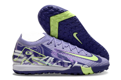 Nike Air Zoom Mercurial Vapor 16 Elite TF Low-Tops Football Shoes - Purple/Yellow/White