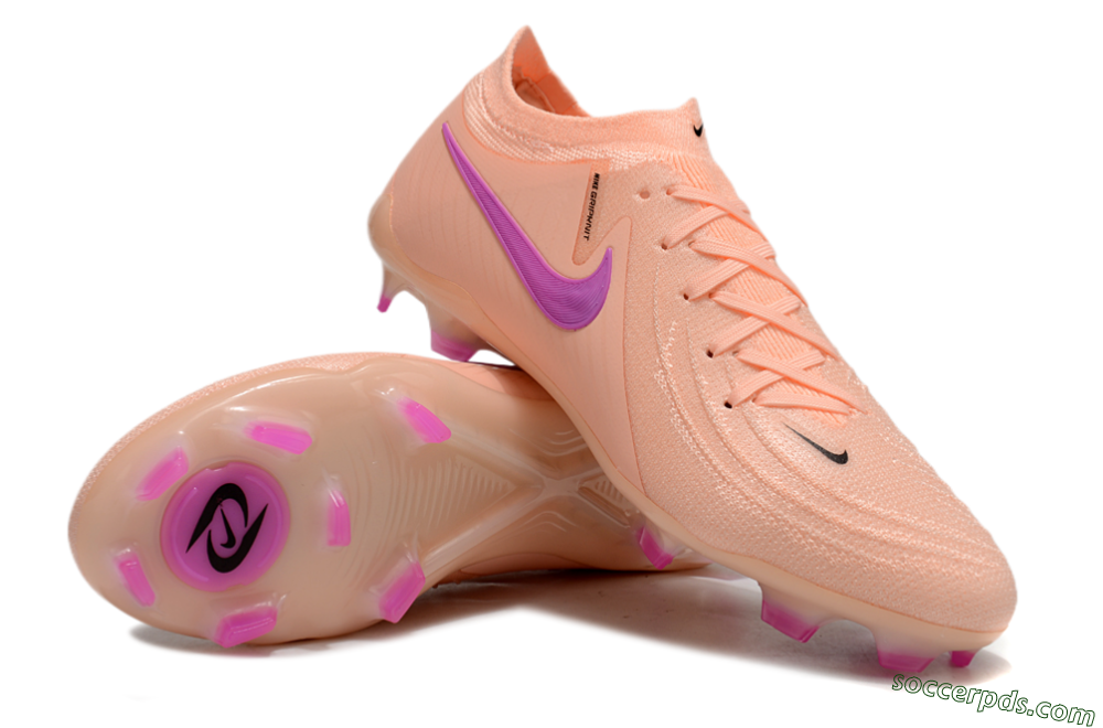 Nike Phantom Luna Elite FG Low-Tops Football Boots - Pink/Black/Purple 3