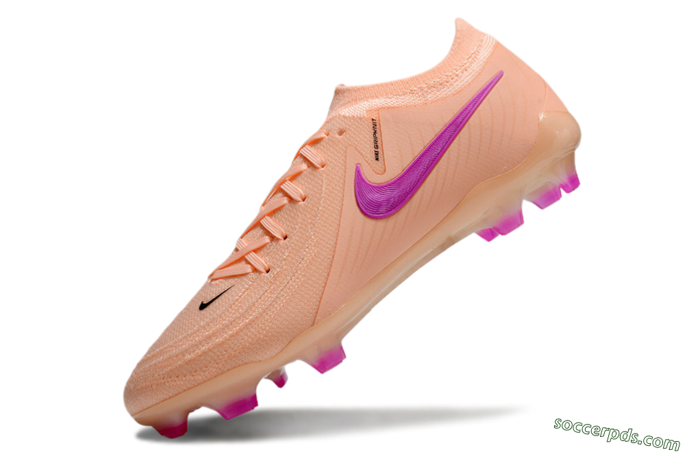 Nike Phantom Luna Elite FG Low-Tops Football Boots - Pink/Black/Purple 5