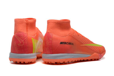 Nike Air Zoom Mercurial Superfly 10 Elite TF High-Tops Football Shoes - Red/Yellow/White