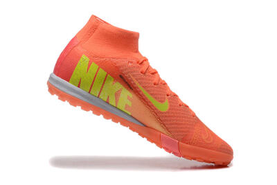 Nike Air Zoom Mercurial Superfly 10 Elite TF High-Tops Football Shoes - Red/Yellow/White