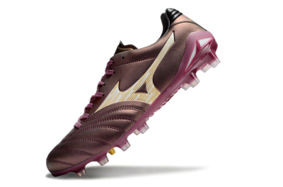 Mizuno Morelia Neo 4 FG Low-Tops Football Boots - Red/White/Gold
