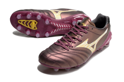 Mizuno Morelia Neo 4 FG Low-Tops Football Boots - Red/White/Gold