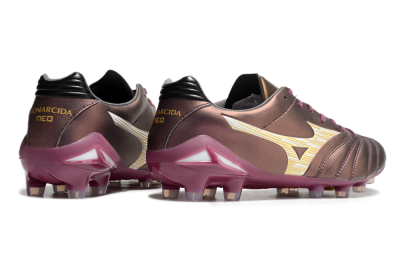 Mizuno Morelia Neo 4 FG Low-Tops Football Boots - Red/White/Gold