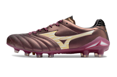 Mizuno Morelia Neo 4 FG Low-Tops Football Boots - Red/White/Gold