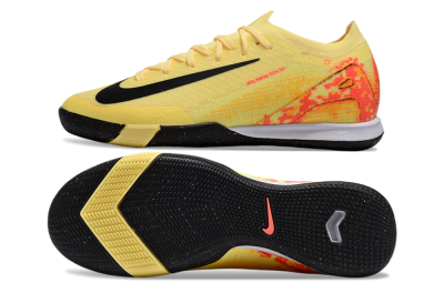 Nike Air Zoom Mercurial Vapor 16 Elite IC Low-Tops Football Shoes - Yellow/Black/Red