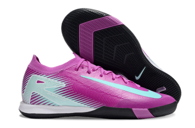 Nike Air Zoom Mercurial Vapor 16 Elite IC Low-Tops Football Shoes - Purple/Jade/White