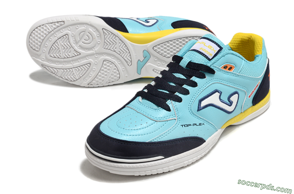 Joma Top Flex IC Low-Tops Football Shoes - Jade/Black/Yellow 3