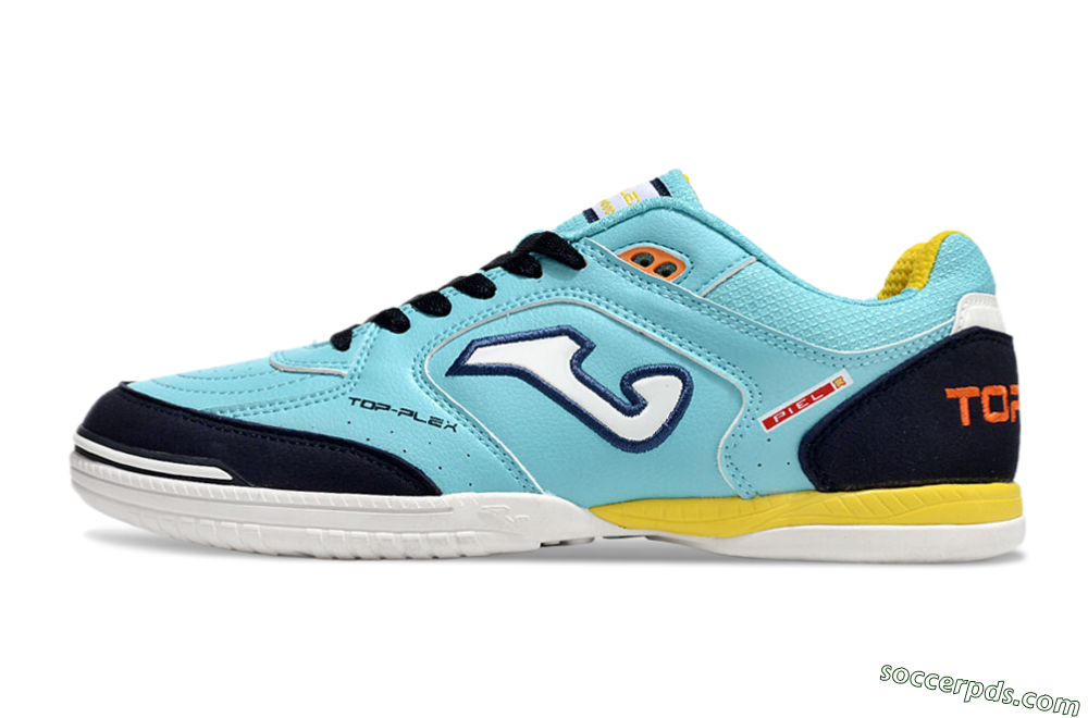 Joma Top Flex IC Low-Tops Football Shoes - Jade/Black/Yellow 2