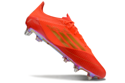 Adidas F50 Elite SG Low-Tops Football Boots - Red/Gold