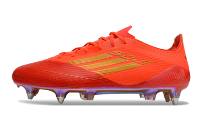 Adidas F50 Elite SG Low-Tops Football Boots - Red/Gold