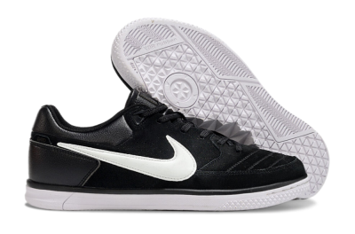 Nike Street Gato IC Low-Tops Football Shoes - Black/White