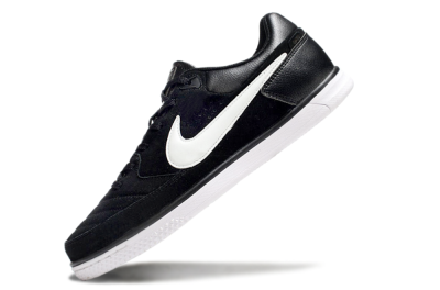 Nike Street Gato IC Low-Tops Football Shoes - Black/White