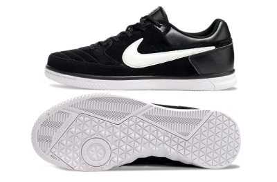 Nike Street Gato IC Low-Tops Football Shoes - Black/White