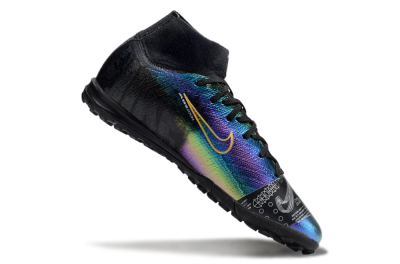 Nike Air Zoom Mercurial Superfly 10 Elite TF High-Tops Football Shoes - LaserYellow/Black