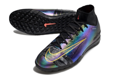 Nike Air Zoom Mercurial Superfly 10 Elite TF High-Tops Football Shoes - LaserYellow/Black