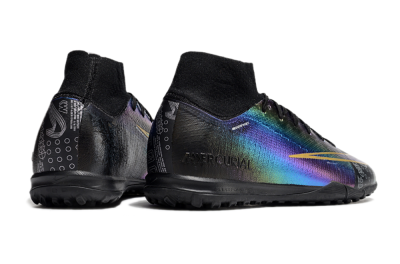 Nike Air Zoom Mercurial Superfly 10 Elite TF High-Tops Football Shoes - LaserYellow/Black