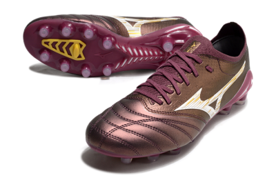 Mizuno Morelia Neo 4 FG Low-Tops Football Boots - Red/White/Gold