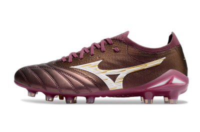 Mizuno Morelia Neo 4 FG Low-Tops Football Boots - Red/White/Gold