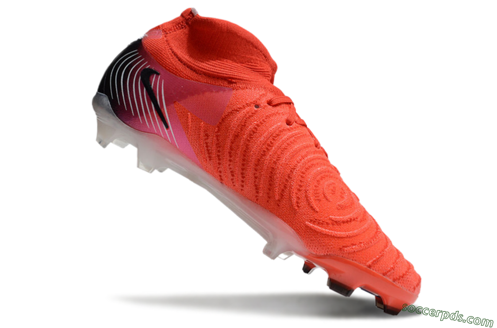 Nike Phantom Luna Elite NU FG High-Tops Football Boots - Red/Black/White 4