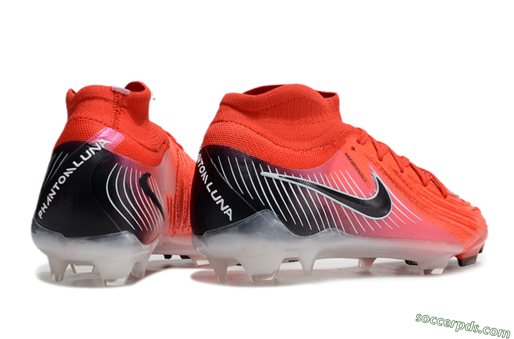 Nike Phantom Luna Elite NU FG High-Tops Football Boots - Red/Black/White 6