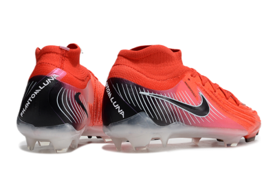 Nike Phantom Luna Elite NU FG High-Tops Football Boots - Red/Black/White