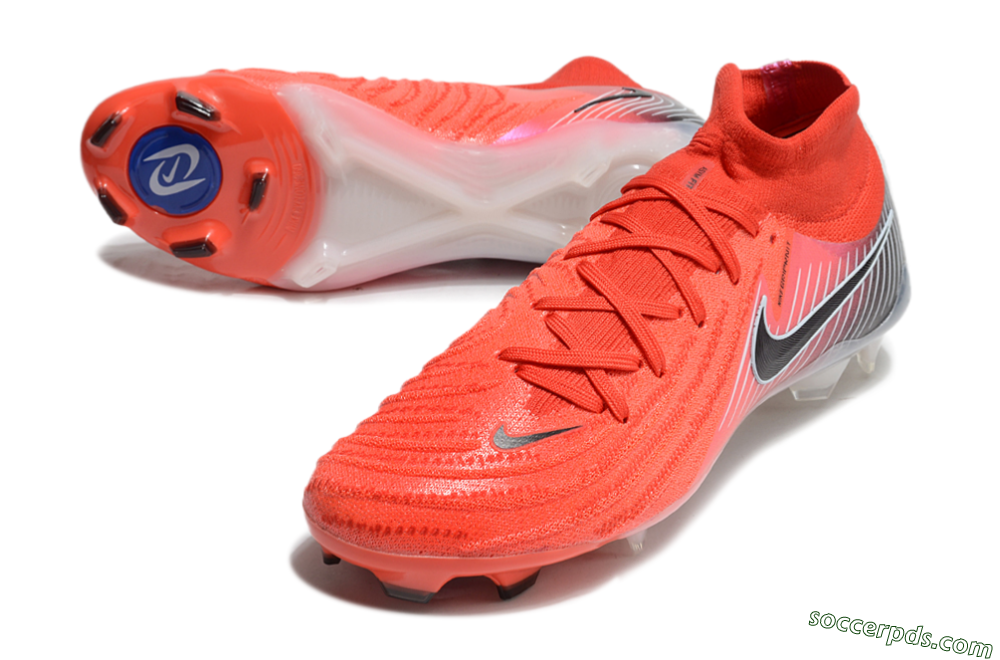 Nike Phantom Luna Elite NU FG High-Tops Football Boots - Red/Black/White 3