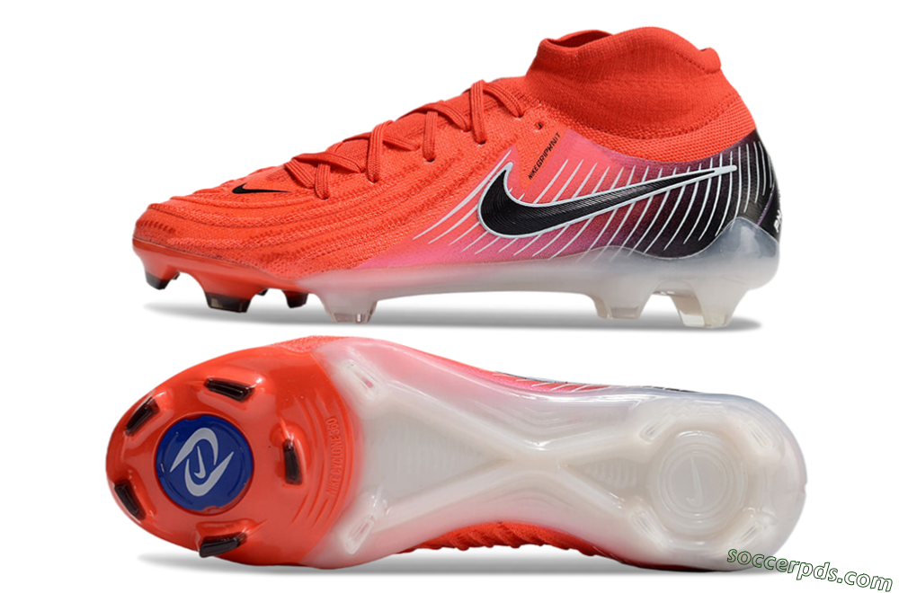 Nike Phantom Luna Elite NU FG High-Tops Football Boots - Red/Black/White 0