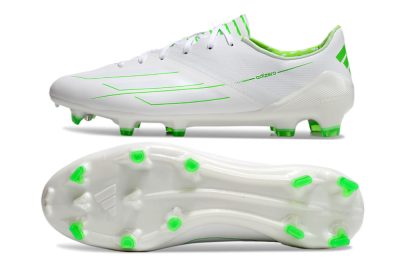 Adidas F50 Adizero FG Low-Tops Football Boots - White/Green