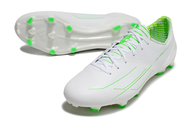 Adidas F50 Adizero FG Low-Tops Football Boots - White/Green
