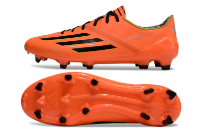 Adidas F50 Adizero FG Low-Tops Football Boots - Red/Black/Yellow