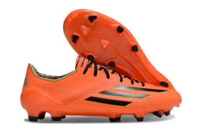 Adidas F50 Adizero FG Low-Tops Football Boots - Red/Black/Yellow