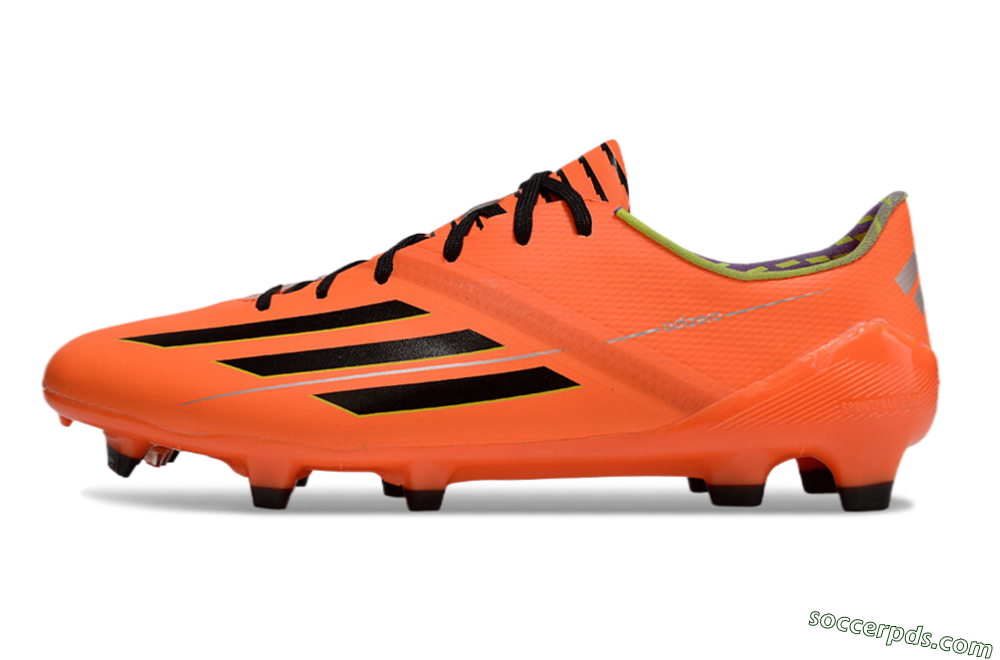 Adidas F50 Adizero FG Low-Tops Football Boots - Red/Black/Yellow 2