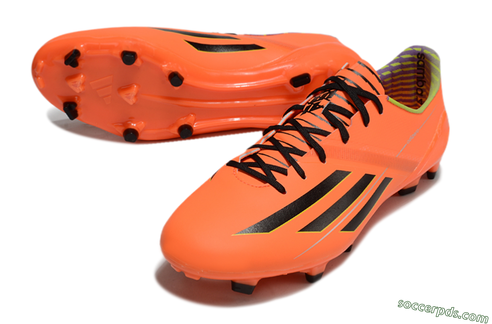 Adidas F50 Adizero FG Low-Tops Football Boots - Red/Black/Yellow 3