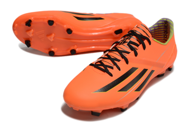 Adidas F50 Adizero FG Low-Tops Football Boots - Red/Black/Yellow