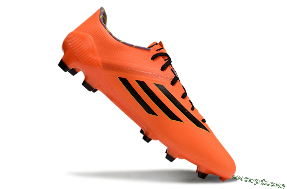 Adidas F50 Adizero FG Low-Tops Football Boots - Red/Black/Yellow 4