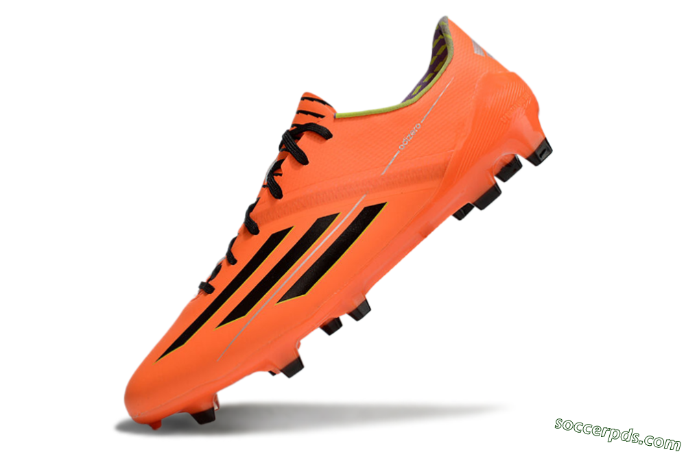 Adidas F50 Adizero FG Low-Tops Football Boots - Red/Black/Yellow 5
