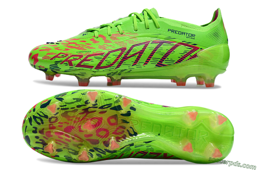 Adidas Predator Elite 24 FG Low-Tops Football Boots - Yellow/Blue/Purple 0