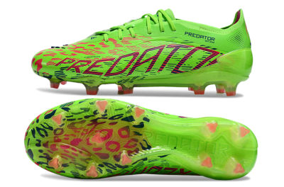 Adidas Predator Elite 24 FG Low-Tops Football Boots - Yellow/Blue/Purple