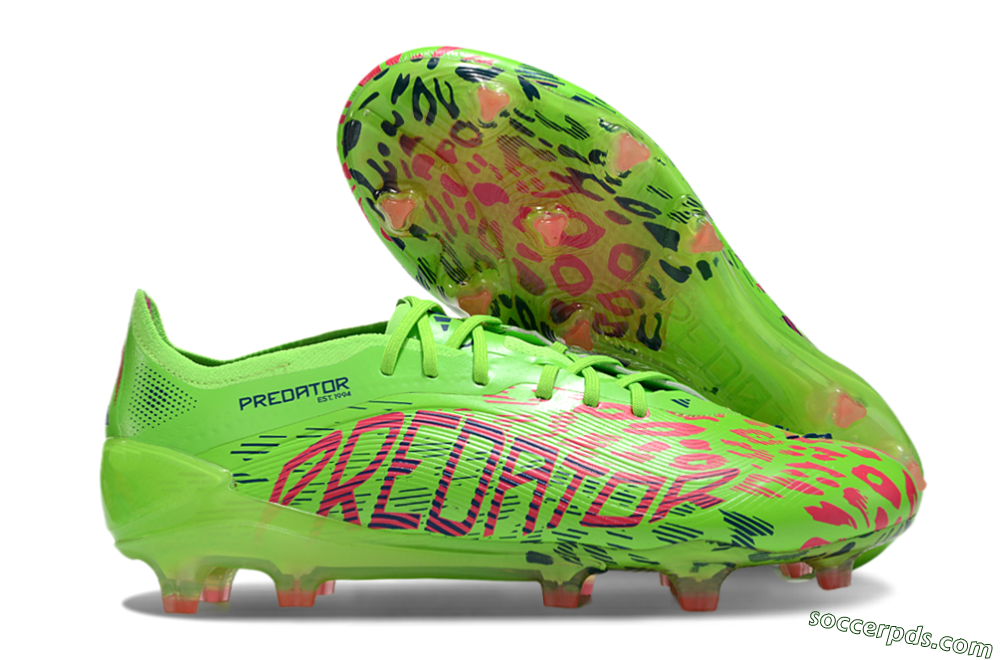Adidas Predator Elite 24 FG Low-Tops Football Boots - Yellow/Blue/Purple 1