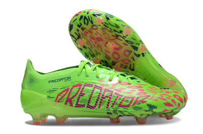 Adidas Predator Elite 24 FG Low-Tops Football Boots - Yellow/Blue/Purple