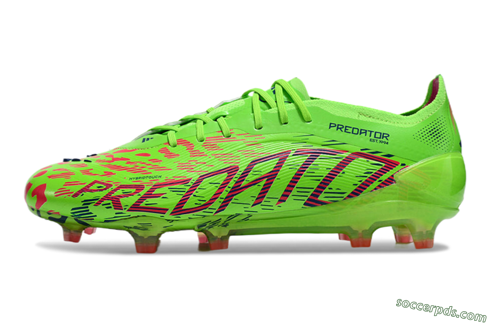 Adidas Predator Elite 24 FG Low-Tops Football Boots - Yellow/Blue/Purple 2