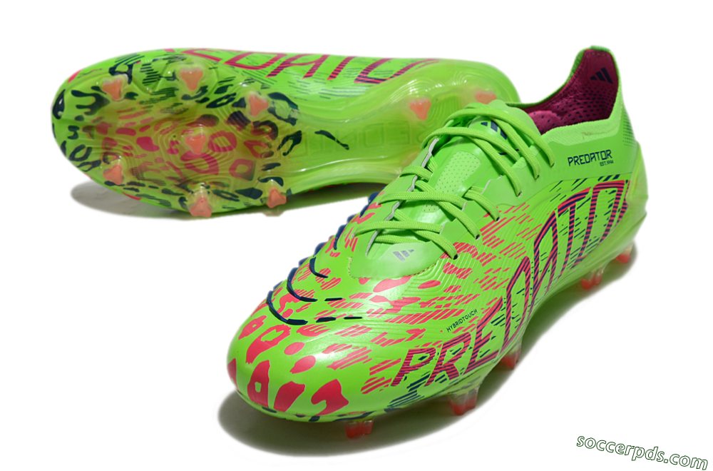 Adidas Predator Elite 24 FG Low-Tops Football Boots - Yellow/Blue/Purple 3