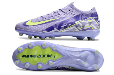 Nike Air Zoom Mercurial Vapor 16 Elite AG Low-Tops Football Boots - Purple/Yellow/Blue