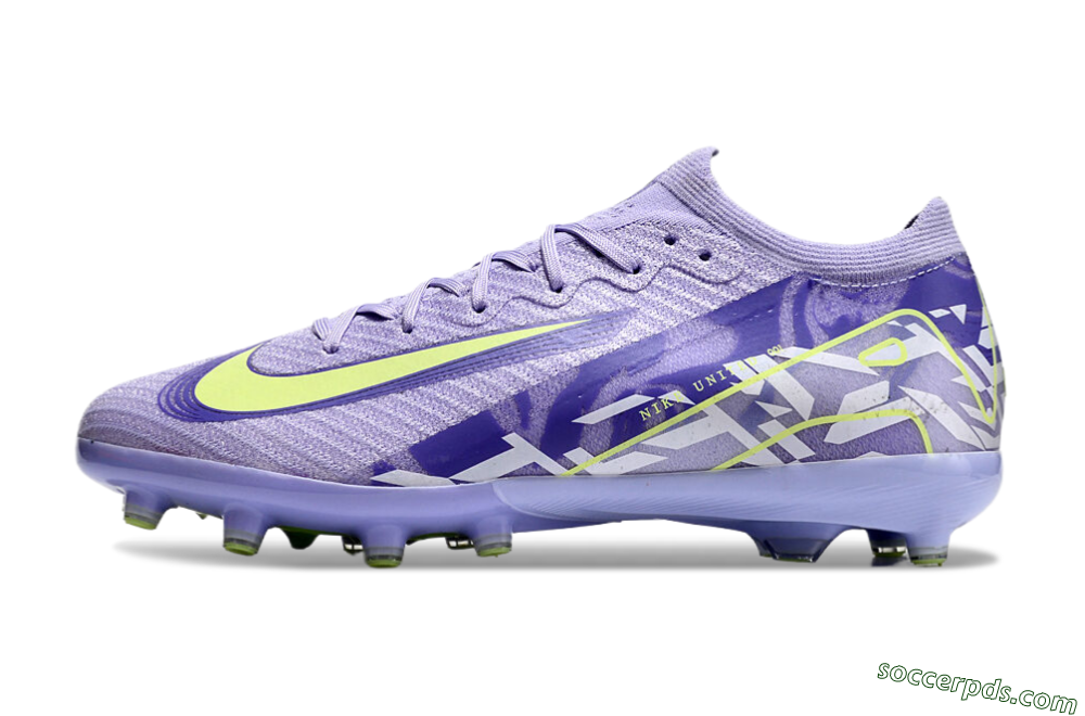 Nike Air Zoom Mercurial Vapor 16 Elite AG Low-Tops Football Boots - Purple/Yellow/Blue 1