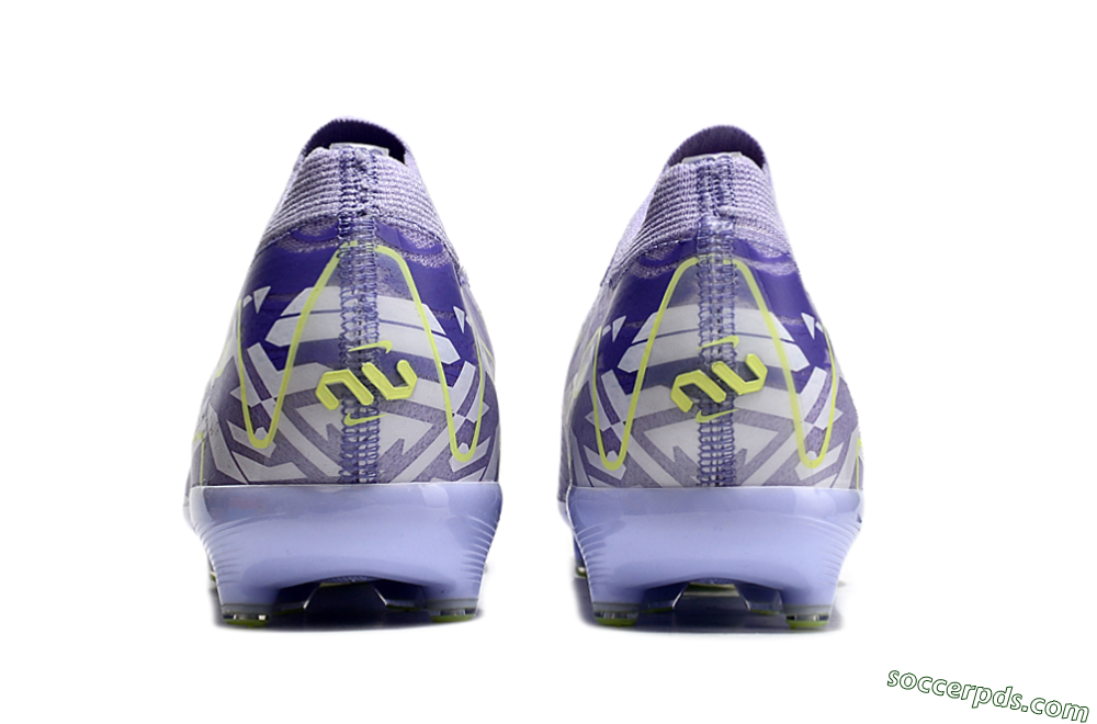Nike Air Zoom Mercurial Vapor 16 Elite AG Low-Tops Football Boots - Purple/Yellow/Blue 4