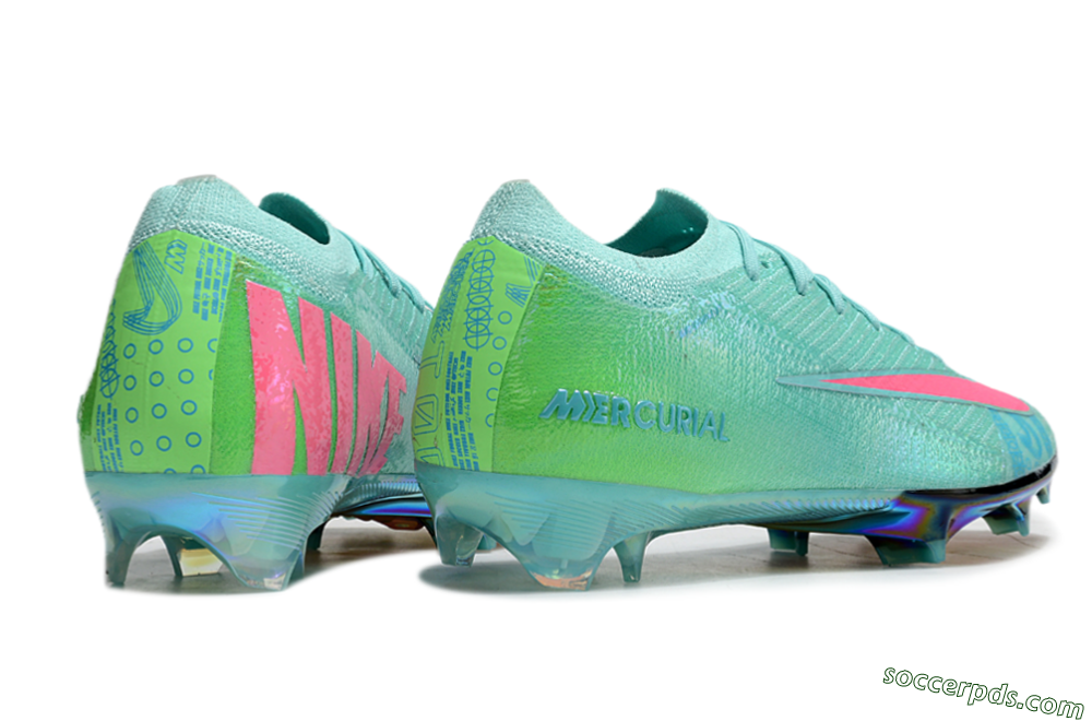 Nike Air Zoom Mercurial Vapor 16 Elite FG Low-Tops Football Boots - Jade/Pink/Yellow 0