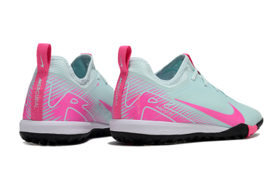 Nike Air Zoom Mercurial Vapor 16 Pro TF Low-Tops Football Shoes - Jade/Pink/White